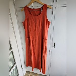 Orange Sleeveless tank dress Size 1X